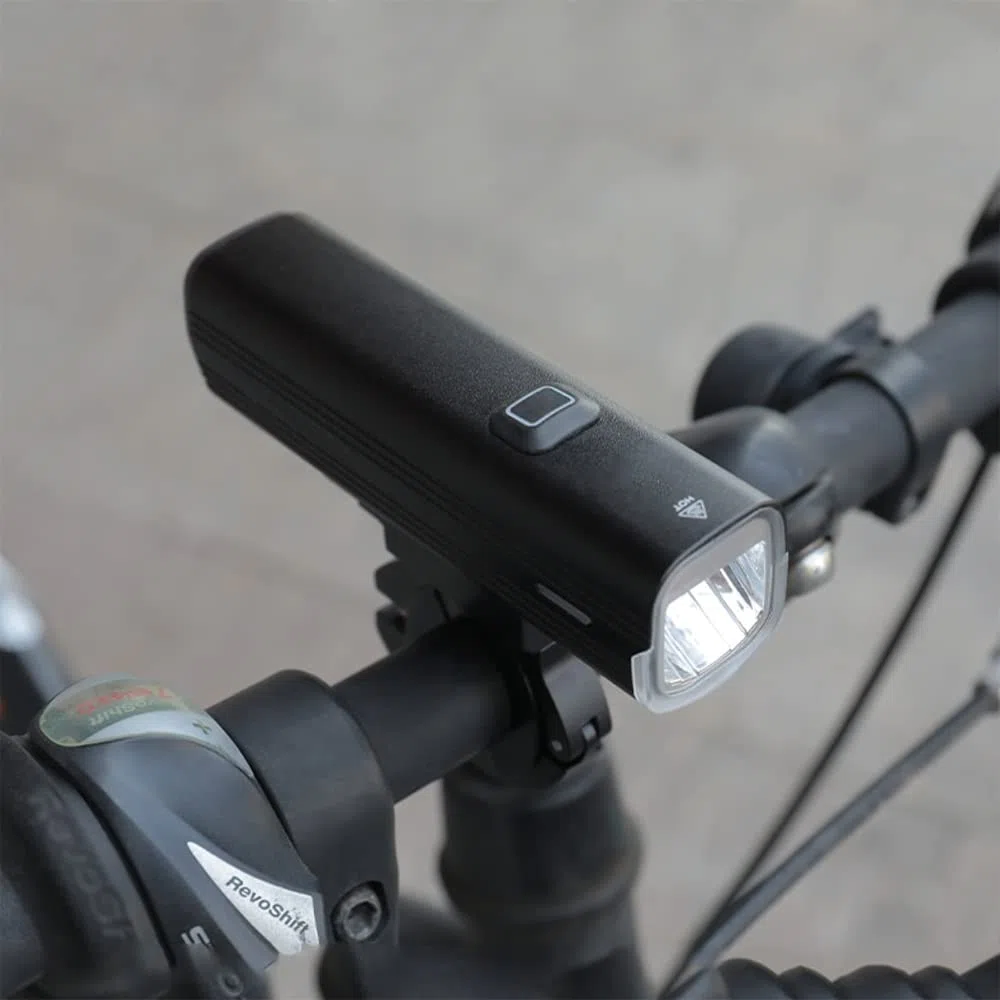 Luce per Bicicletta 1000 Lumen, Faro per Bici, Power Bank, Torcia, Manubrio, Ricarica USB, MTB, Strada, Luce ad Alta intensità