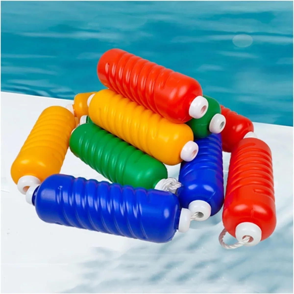 Generico Corda di Sicurezza per Piscine ad Alta galleggiabilità - Divisorio per corsie di Nuoto per parchi Acquatici e spiagge - Cordone Resistente per corsie di Nuoto per Una Facile separazione dell