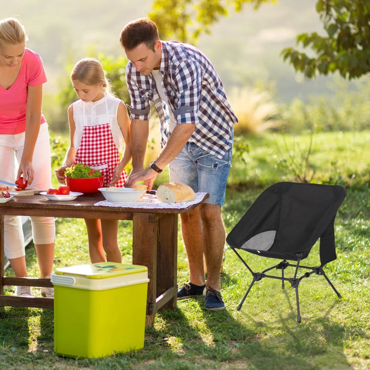 Sedia Da Campeggio Pieghevole Posto a Sedere Escursionismo Esterno | Sedia Zaino Portatile Per Concerti, Eventi Sportivi, Spiaggia, Pesca, Party, Escursionismo, Viaggi, Barbecue, Picnic E