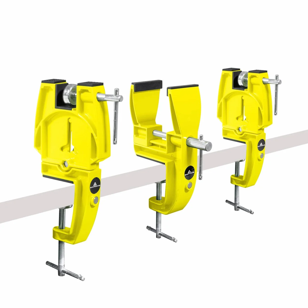 SkinRocks Set di cera da sci, 3 pezzi, ferro da stiro, universale, per sci, colore: giallo