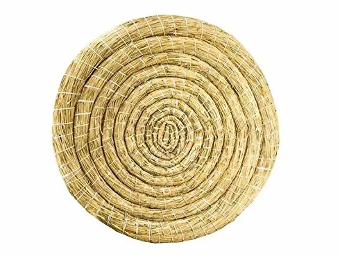 Bersaglio rotondo in paglia, 80 cm, colore naturale