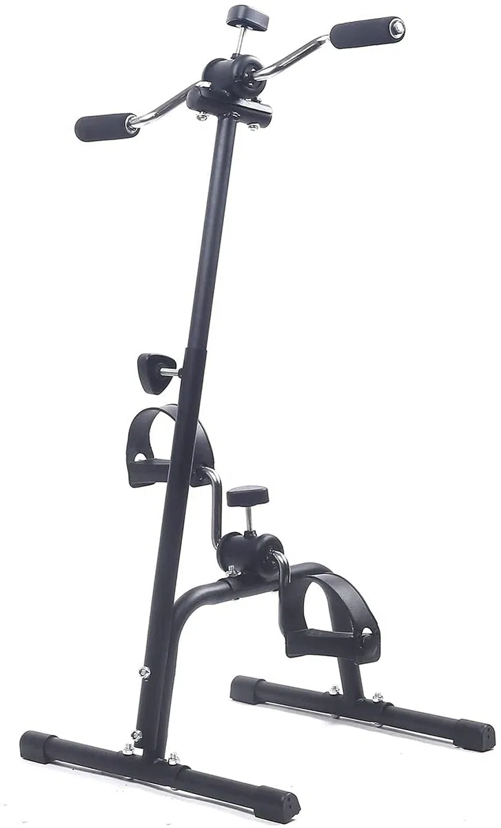 Mini Cyclette elettrica da Interno, Tapis roulant Verticale con corrimano per Anziani, Attrezzatura per Esercizi per Mani e Gambe