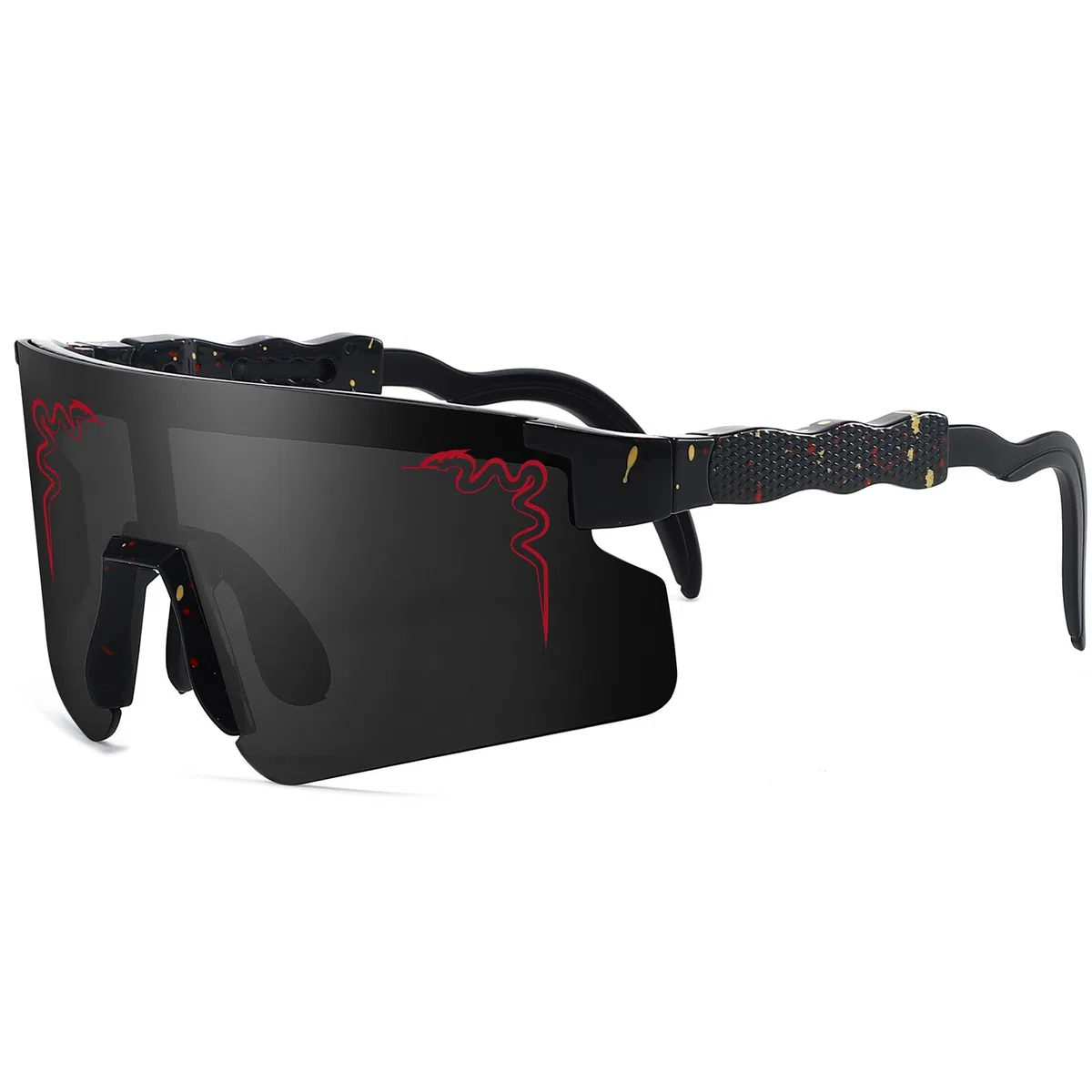 Occhiali da sole polarizzati da ciclismo UV400 per ragazzi ragazze bambini occhiali da baseball all'aperto occhiali sportivi