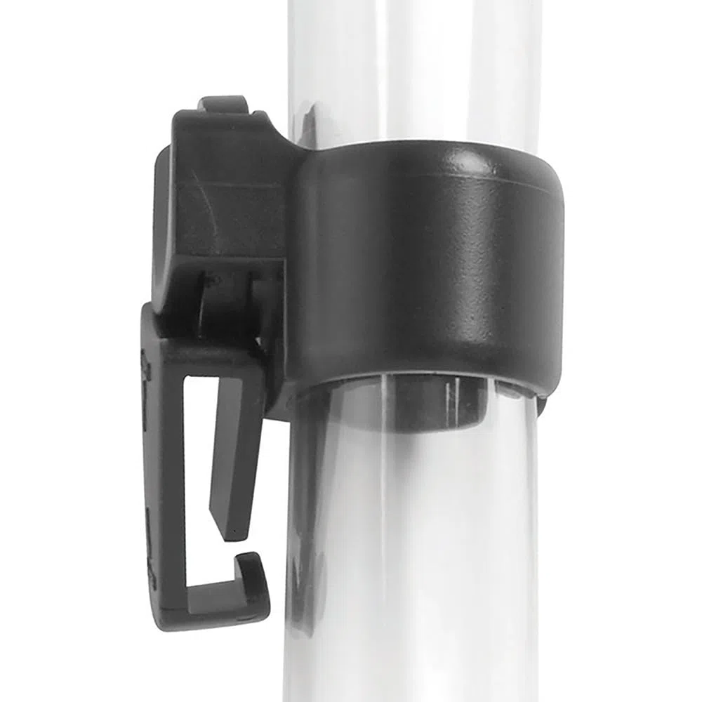 Cressi Dry Snorkel Clear/Black
