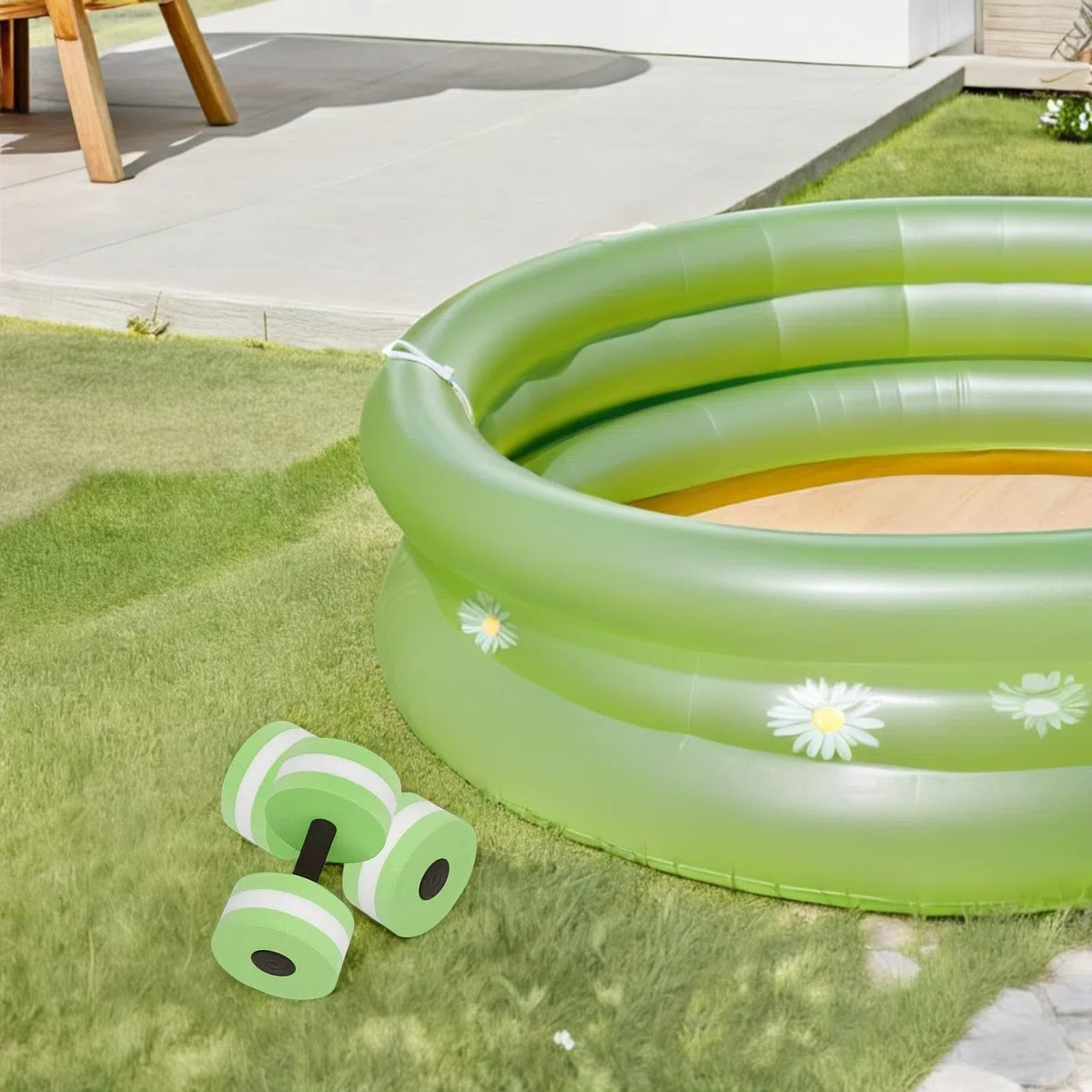 UPKOCH Manubri Acquatici 2 Pezzi in Eva per Esercizi in Acqua | Verdi, per Aqua e Water Walking, Set da Due Elementi per Allenamento in Piscina