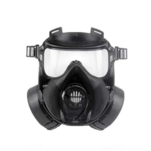 Maschera protettiva tattica M50 per softair e paintball, design doppia ventola, nera