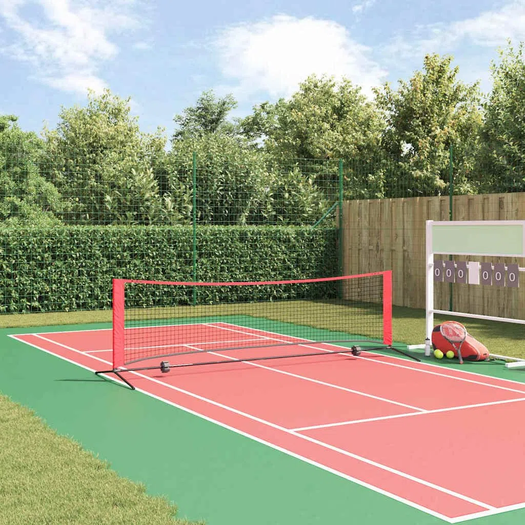 Mangloder - Rete da tennis, 90,5 x poliestere, portatile, pieghevole, per interni, esterni, giardino, tempo libero, campo sportivo, club, scuola, torneo