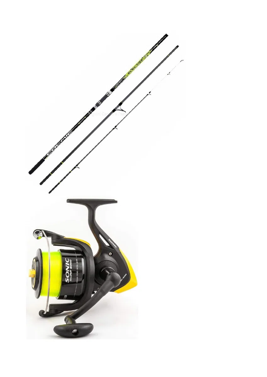 Kit surfcasting canna COLMIC electra 3kw 4,20mt 100-200gr + mulinello TRABUCCO sonic 8000