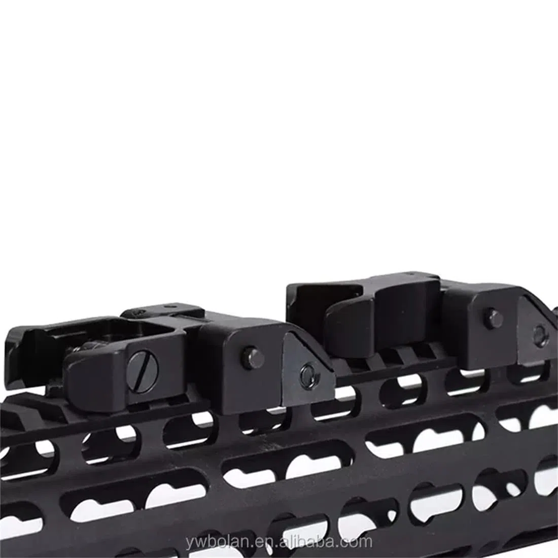 Dual Diamond Shape Flip Up Front posteriore Iron Sight Set per 20mm Rail Mount