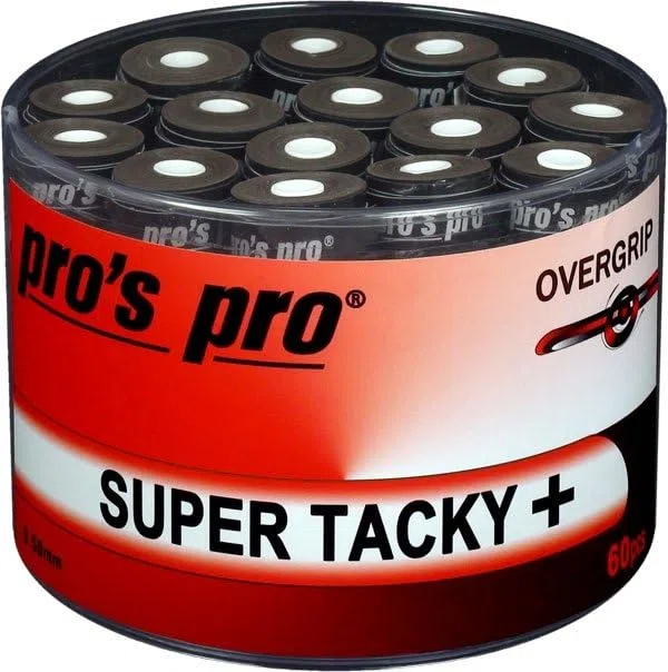 Generisch Pro's Pro 60 pezzi Super Tacky Plus Overgrip – per tennis, badminton, padel, squash