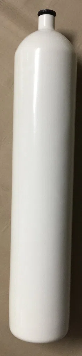 tauchfl Asche 8,5 litri 232bar completo con valvola bottiglia diametro 140 mm konkaver bottiglia inferiore