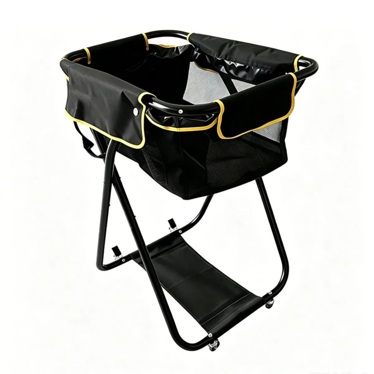 Carrello Porta Palline da Tennis Leggero Carrello da Tennis con Ruote Resistente Raccolgipalle per Palestre
