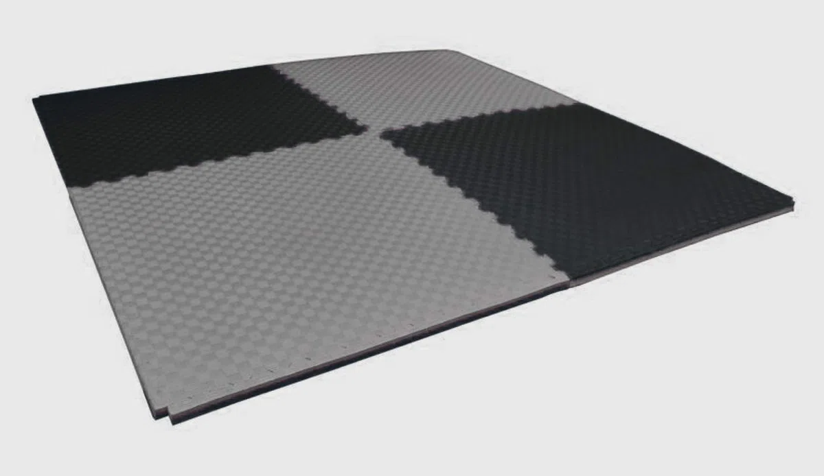 Pavimentazione Ad Incastro Antiscivolo [100 * 100cm Spessore 2/3/4cm] Pavimento Antitrauma per Sala Pesi, Home Gym, Attività Ludiche | Lavabile, Antibatterico