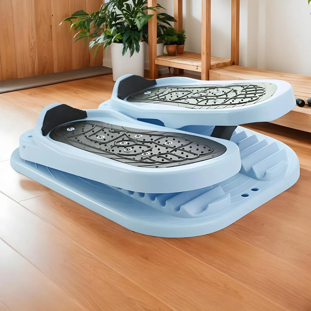 Pedana elastica per polpacci, per fitness, pieghevole, 2 in 1, con piastra di tensione, per allenamento, palestra, fitness, yoga, ufficio