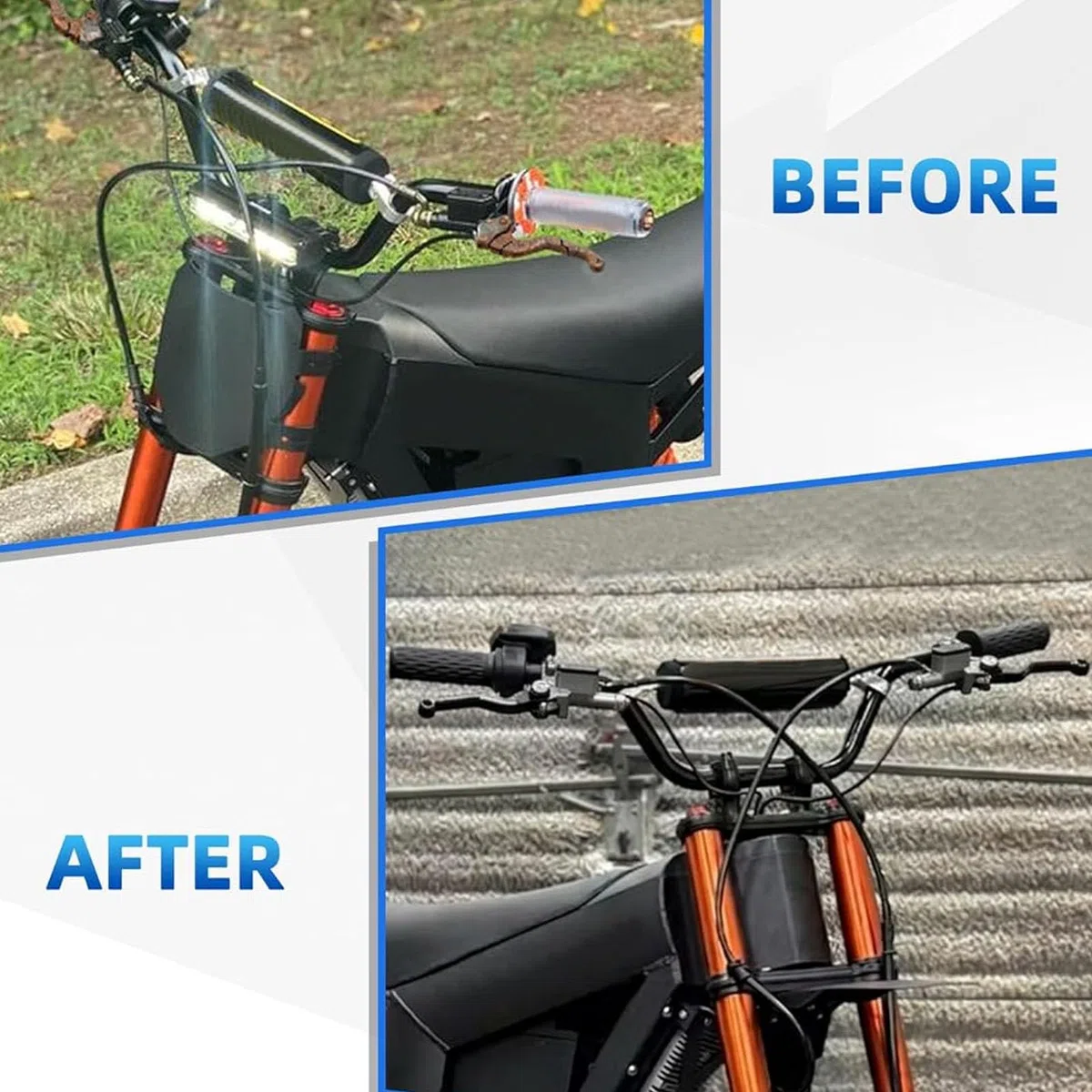 Cocoarm Leva Frizione Freno Elettrica per Bici da Cross, Leva Maniglia Freno Regolabile in Lega di Alluminio, Finitura Anodizzata, Funzionamento Regolare, Frenata Efficiente, Sostituzione Diretta