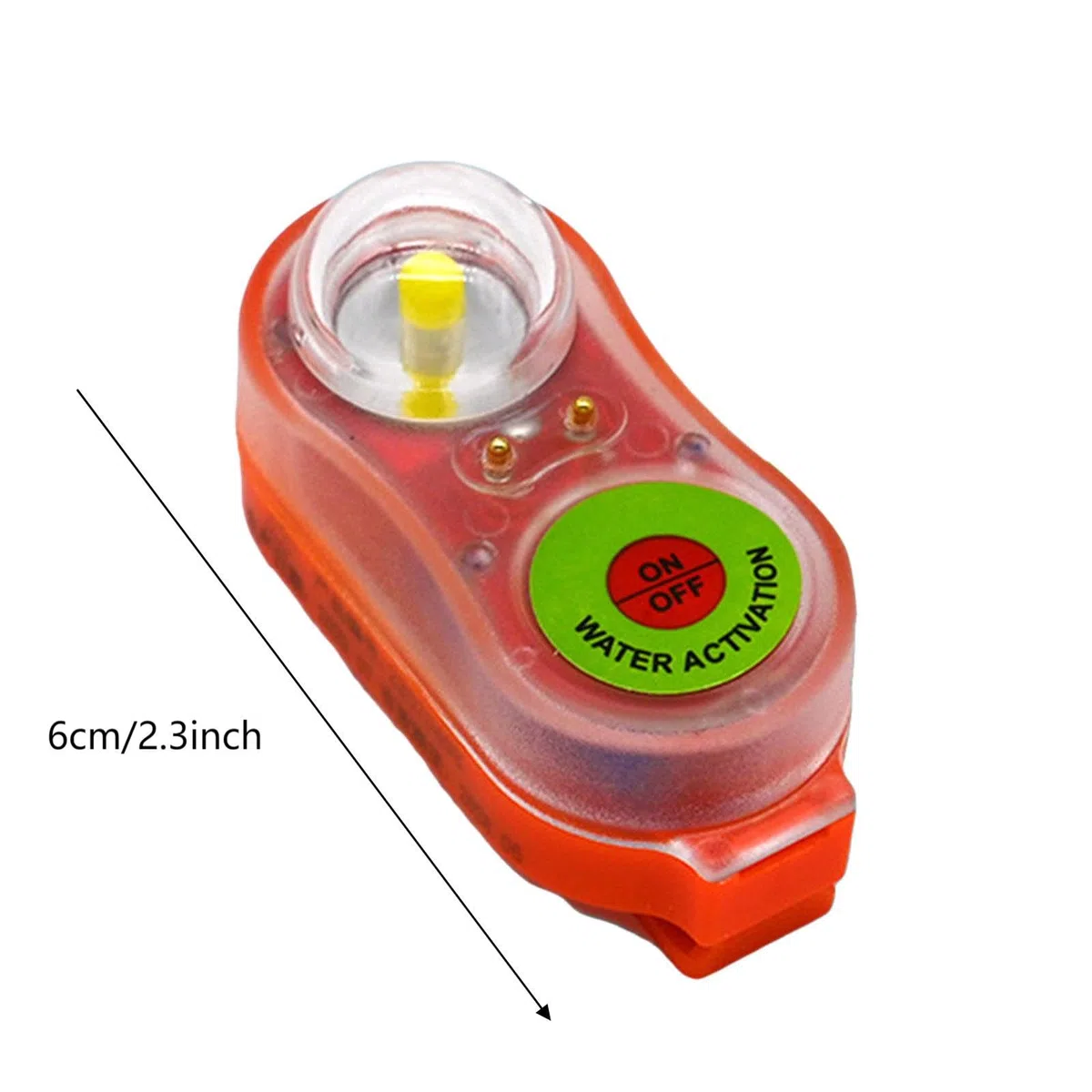 Generico Luci Giubbotto Salvataggio a LED con Attivazione ad Acqua - Set da 8 Pezzi - Rosse e Verdi per Emergenza in Mare per Sopravvivenza in Acqua di Luci Salvagente
