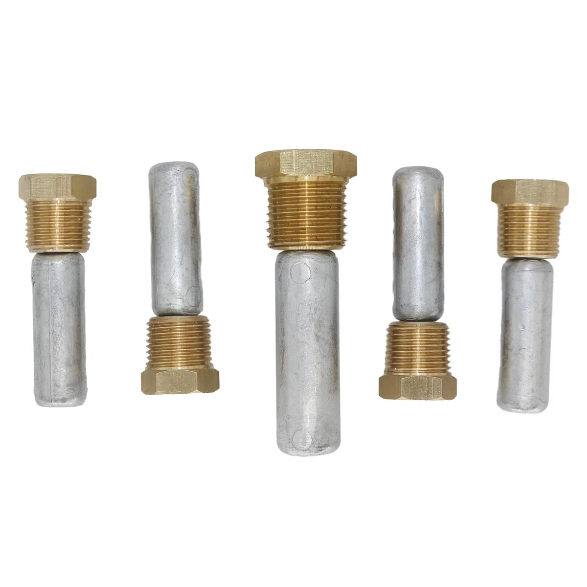 Anodo di zinco per Yanmar 6LY 6LPA 6LP e alcuni motori 4LHA 119574-18790 119574-44150, 5 pezzi