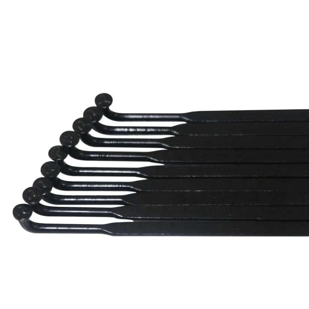 Raggi Bicicletta Raggi in acciaio inossidabile con gancio a J o raggio a colonna dritta(Straight 24pcs)
