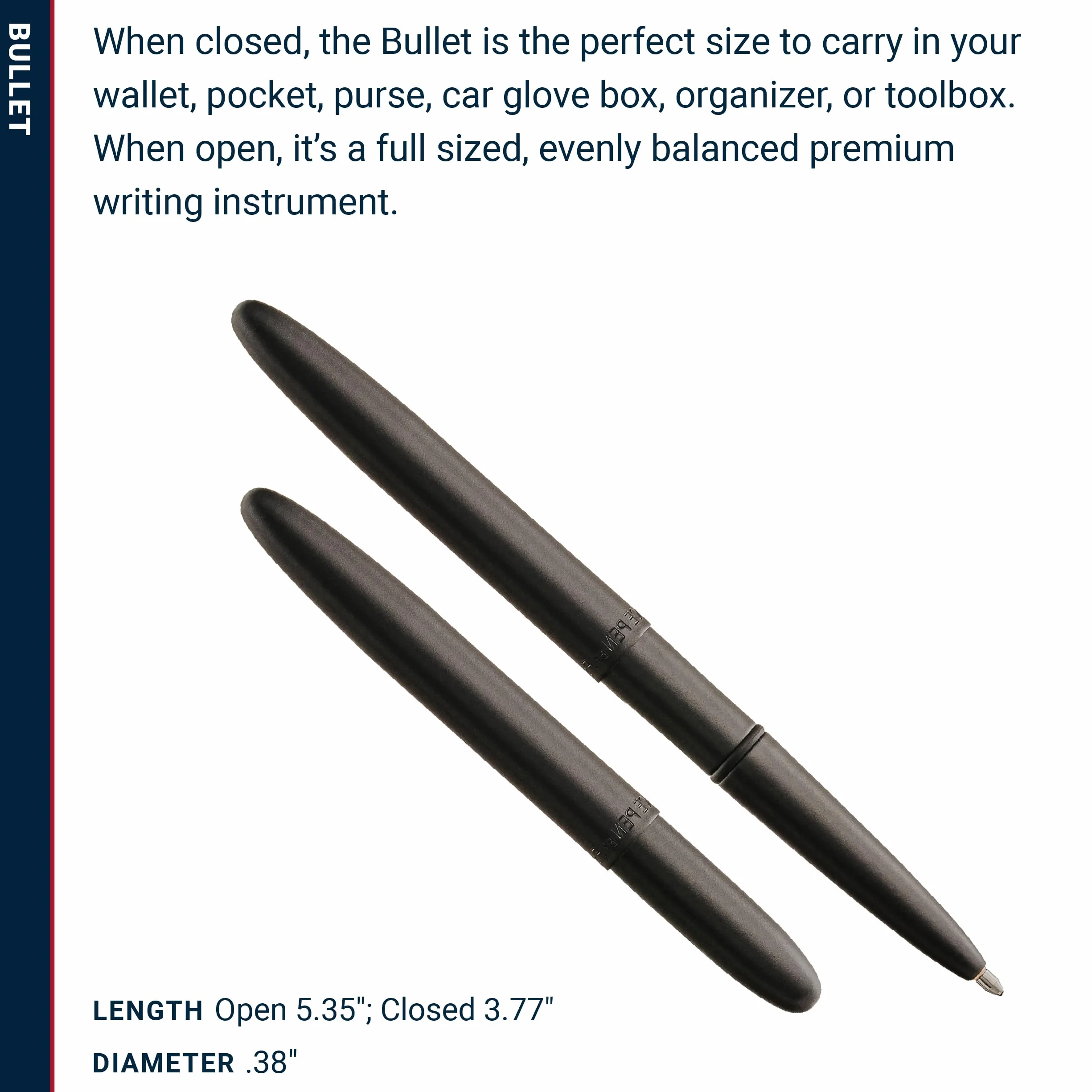 Fisher Space Pen FP44443 Coltello Tascabile, Unisex - Adulto, Nero, Taglia Unica, a sfera