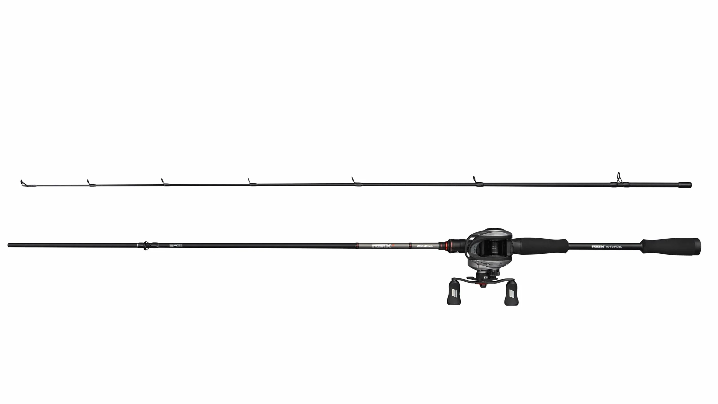 Abu Garcia Max X Casting Combinazione canna e mulinello Casting | Mulinello baitcaster a basso profilo per acqua dolce | Set per pesca con esche artificiali per predatori | 2000 | Opzioni multiple