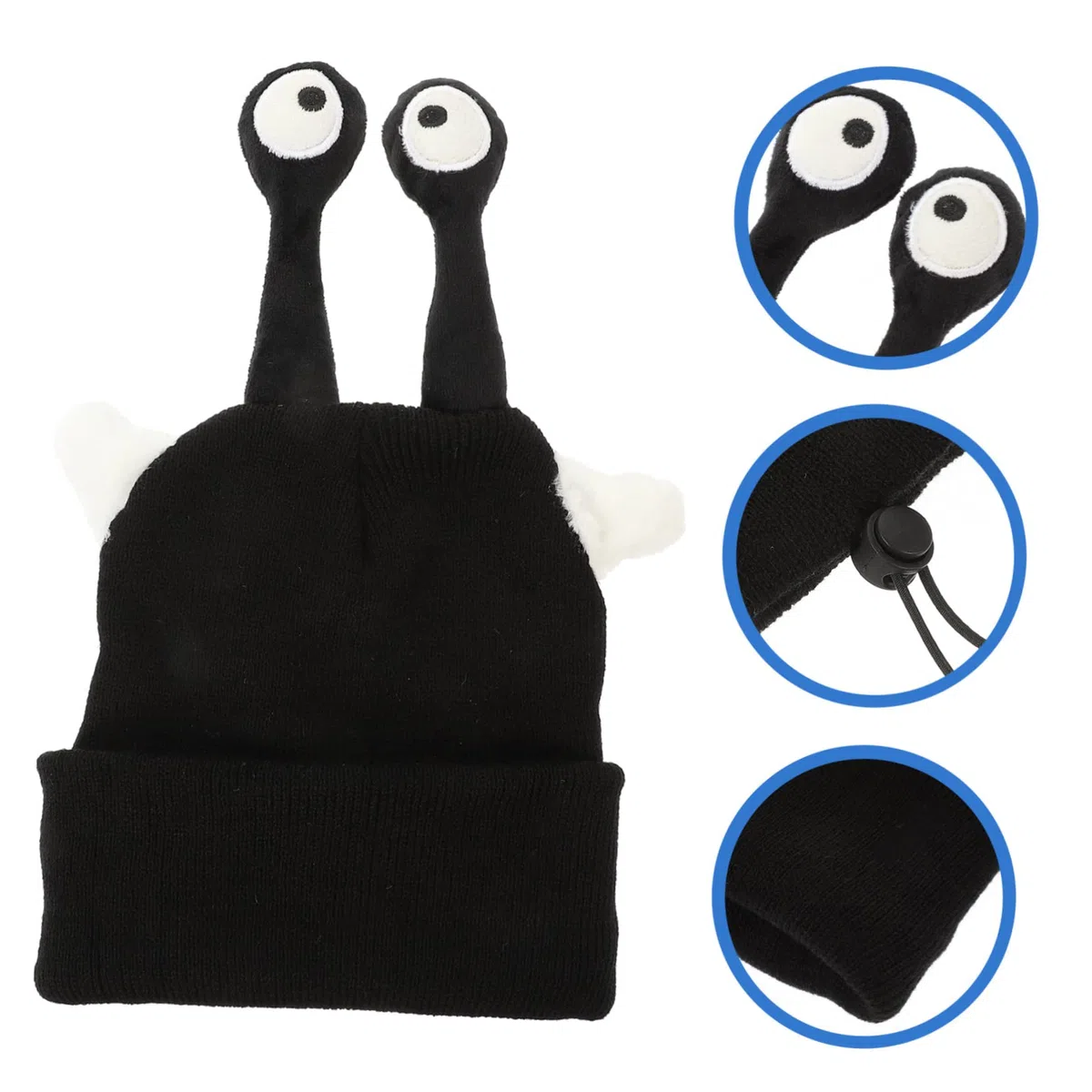Copertura Decorativa Elastica per Casco da Sci, Copricasco Nero | Filato, Portatile e Lavabile, per Sport sulla Neve, Aiuta a Ridurre Rumore Dell’aria