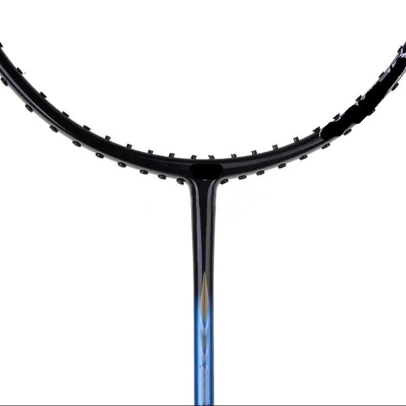 Badminton Set Racchette da Badminton in Fibra di Carbonio, Racchetta Offensiva con Asta 6,8 mm e Corda(D)