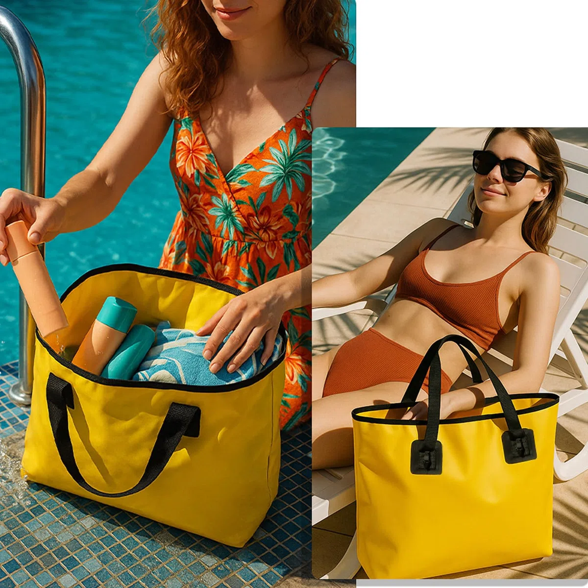 Borsa da nuoto traspirante di grande capacità ad asciugatura rapida per abbigliamento da viaggio per attività all'aperto attrezzatura sportiva accessorio durevole spiaggia piscina