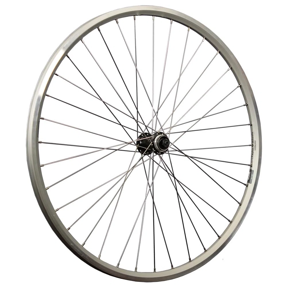 28 pollici ruota anteriore bici Ryde ZAC2000 acciaio inossidabile argento
