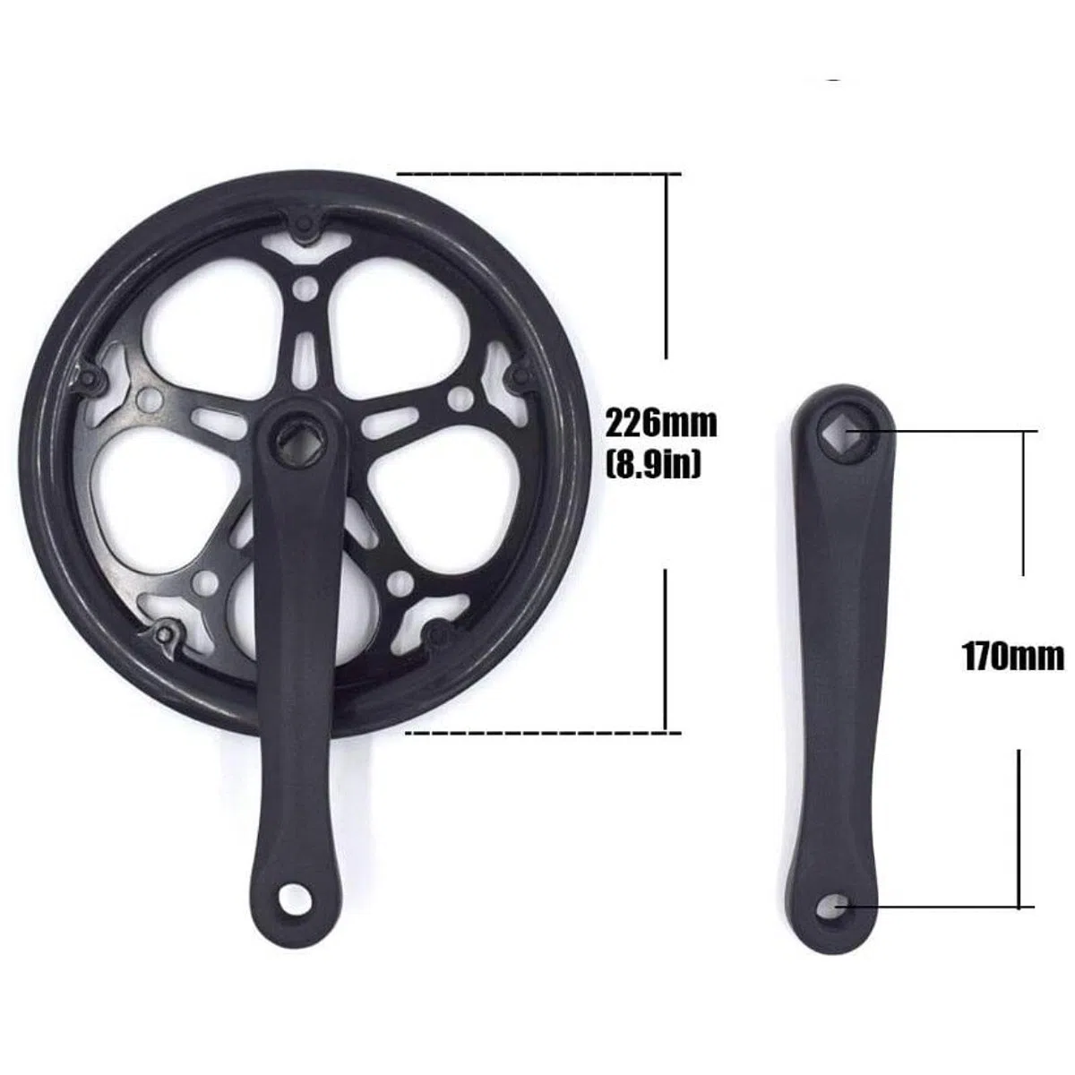Guarnitura per Bicicletta Resistente con Perno, Facile da Installare, Leggera E Monoblocco.