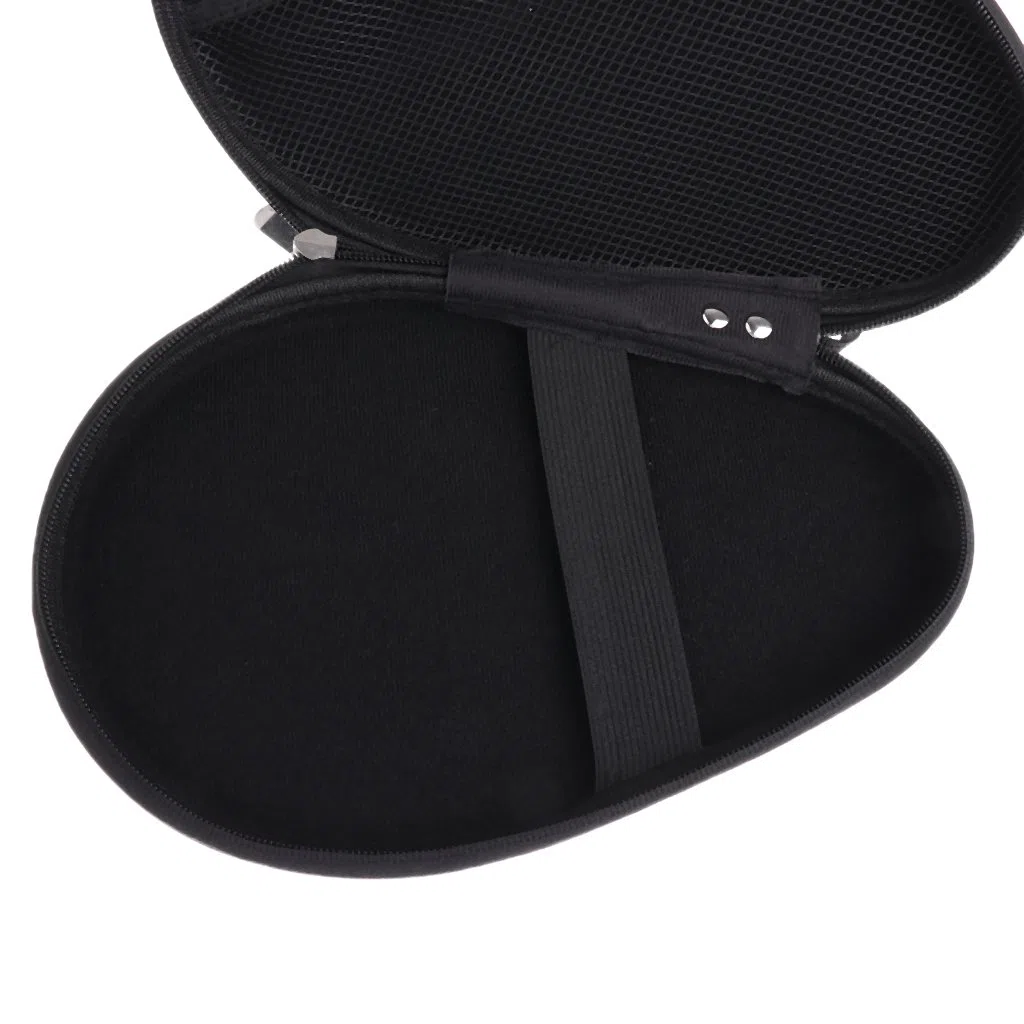 Leeadwaey Custodia rigida impermeabile per racchette da ping pong da ping-pong, copertura per pipistrello, colore: argento