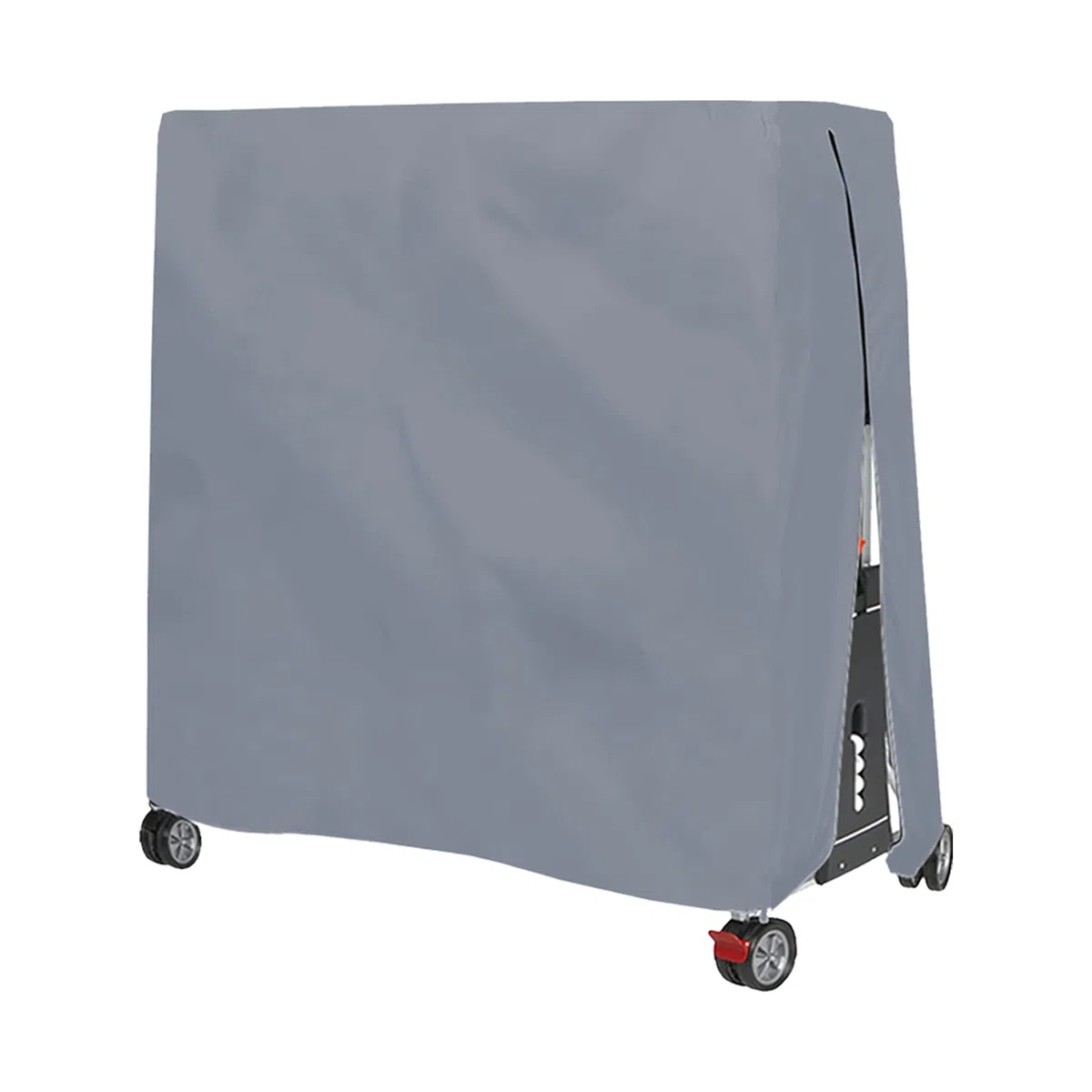 Copertura per tavolo da tennis e ping pong con cerniera e coulisse, 420D Oxford resistente impermeabile per interni ed esterni (185 x 165 x 70 cm) (grigio)