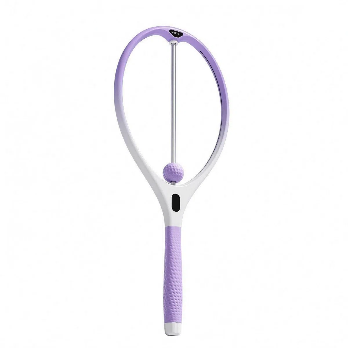 Baoblaze Dispositivo di Allenamento Tennis Racchetta Attrezzo Palestra Strumento Pratica con Asta Guida E Palla Integrata in Alluminio Impugnatura Antiscivolo