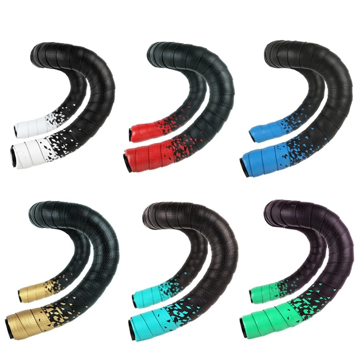 Nastro manubrio for bici da corsa, nastri manubrio for bicicletta con tappi manubrio, antiscivolo for ciclismo da corsa,Nastro per manubrio bicicletta(1red)