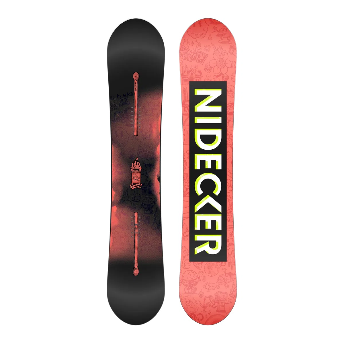 Nidecker Sensor Pro Snowboard – Tavola da freestyle aggressiva con nucleo premium e potenziatori di carbonio