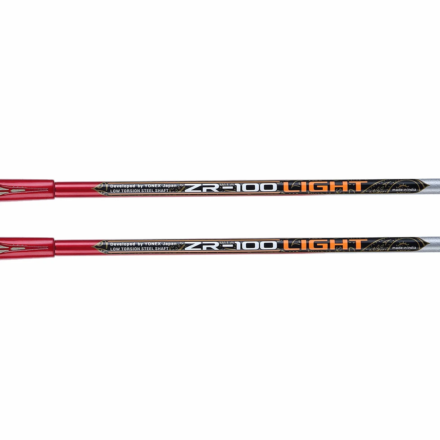 Yonex ZR 100 - Racchetta da badminton leggera in alluminio con copertura completa, set da 2 pezzi, prodotta in India