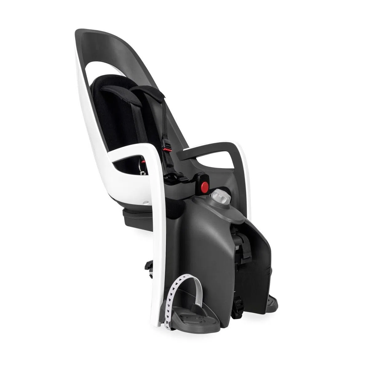 HAMAX Caress Seggiolino per bicicletta bambino posteriore nero montaggio portapacchi