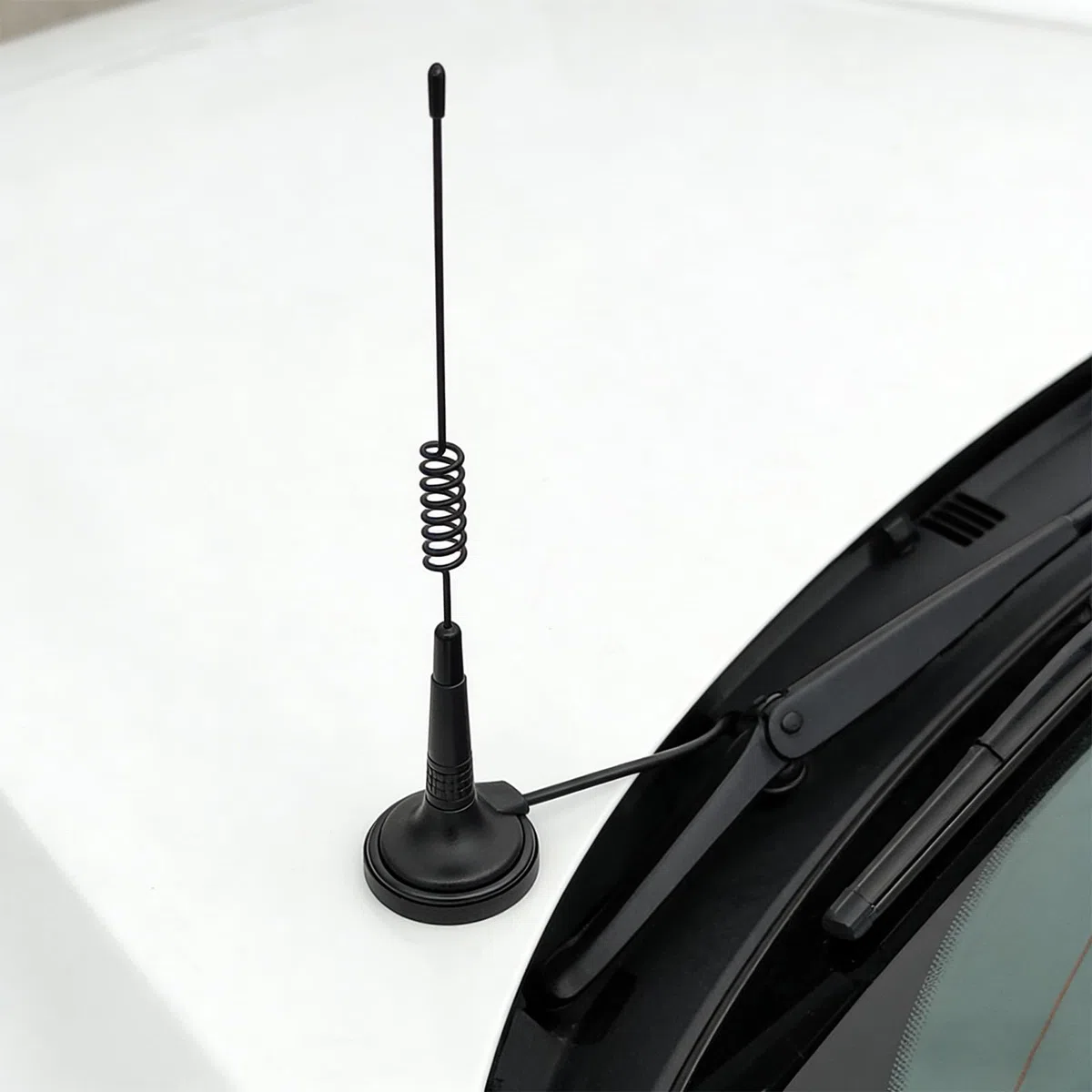 Antenna radio CB a base magnetica 27 MHz con PL-259 BNC maschio per auto, camion, veicolo