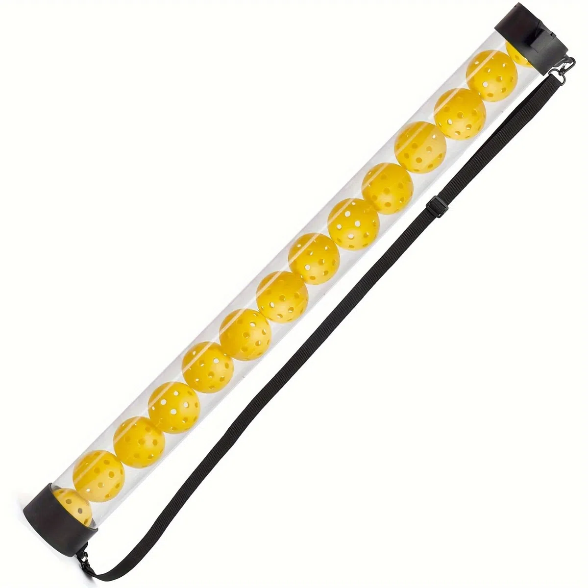 Gralara Tubo Raccoglipalle Trasparente Tubo Raccoglipalline Portatile Attrezzatura per Allenamento