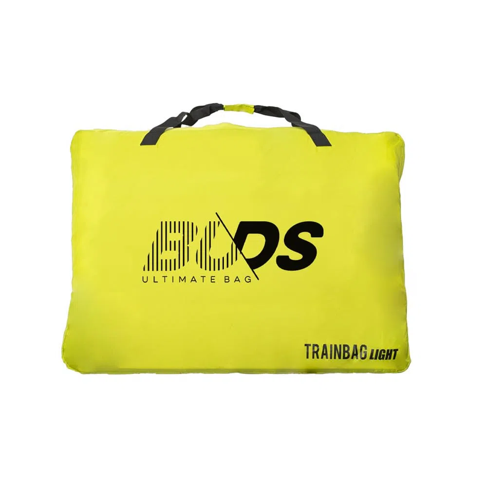 Buds-Sports - TRAINBag Light - Custodia per Bici Speciale per il Treno - 130x90 cm - per viaggiare con la tua bici o MTB - ultra leggero e compatto (Giallo)