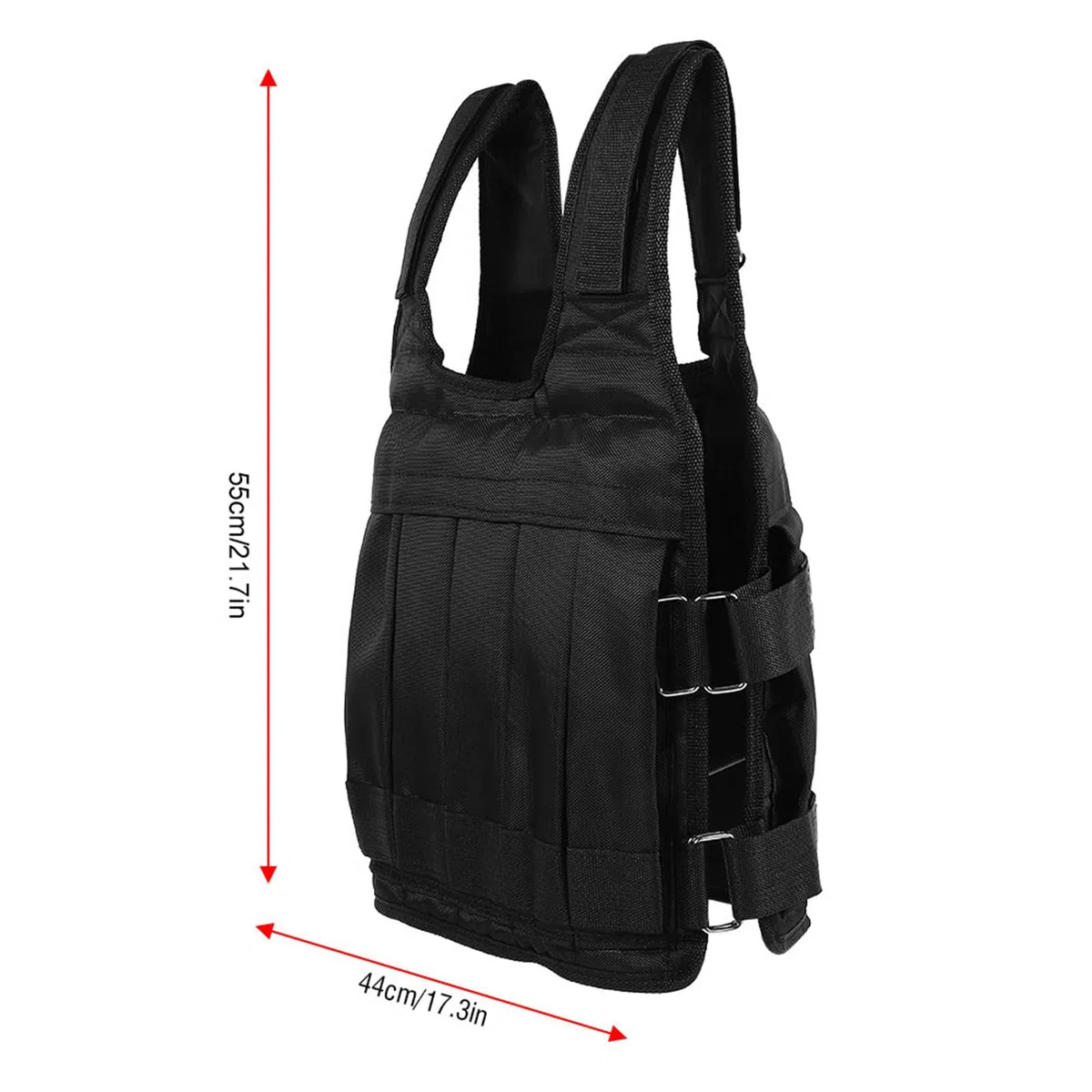 Gilet con Pesi Regolabile Gilet per Allenamentoa Forza 50 kg Giacca da Allenamento Tessuto Oxford Assorbimento degli Urti per Allenamento Fitness Allenamentoa Forza Atleti
