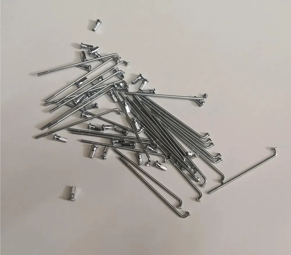 Raggi Bicicletta 36 pz/lotto Raggi Della Bicicletta 12G Diametro 2.5mm Lunghezza 70-185mm Con(170mm)