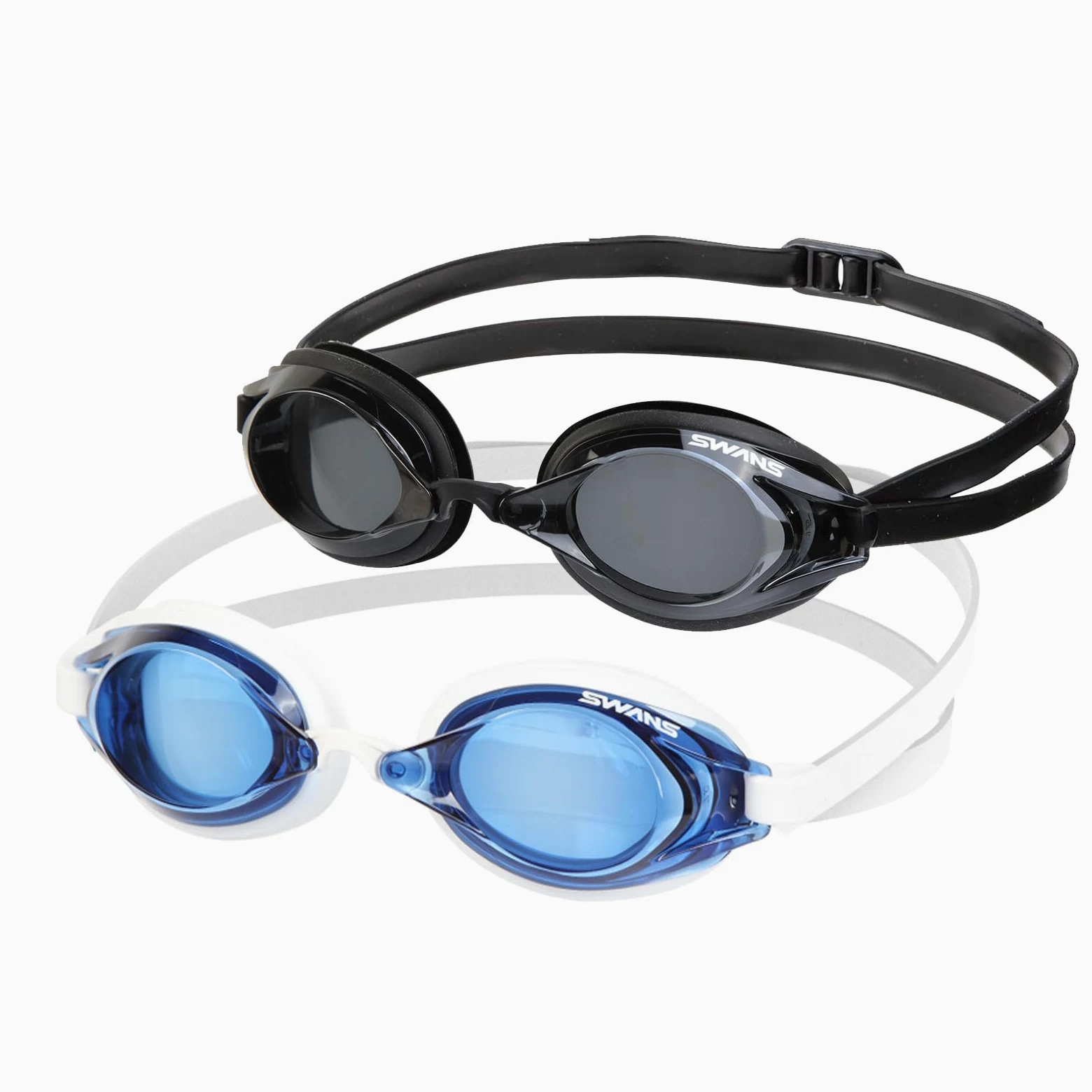 SWANS SR-2NEVOP - Occhialini da nuoto ottici con visione per miopi