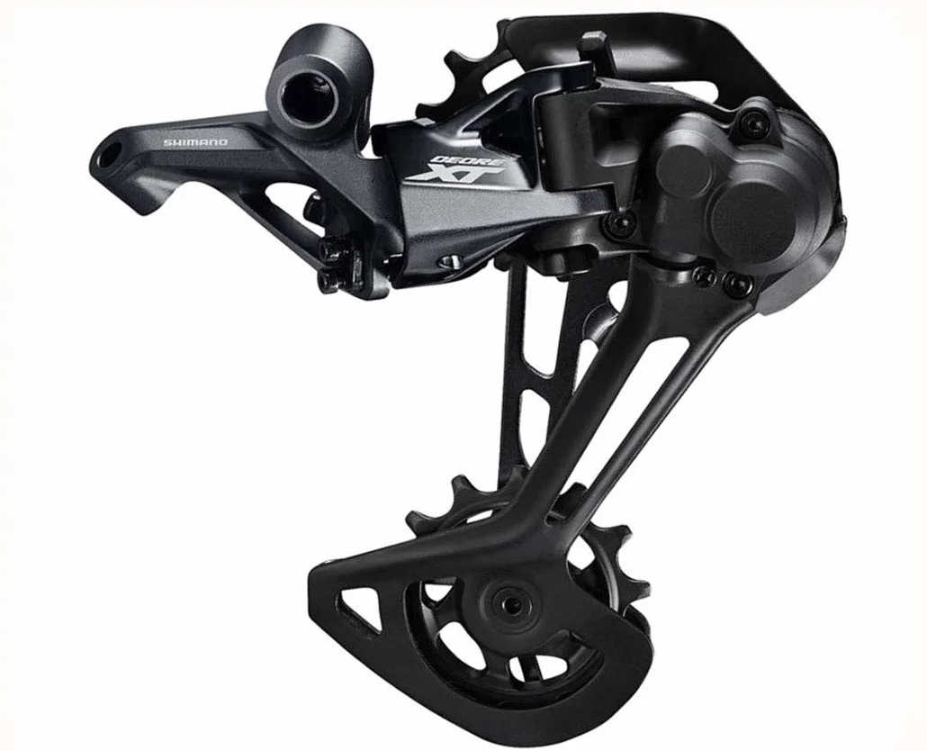 SHIMANO XT RD-M8100-SGS RD-M8120-SGS, Deragliatore posteriore a 12 velocità, gabbia lunga, nero