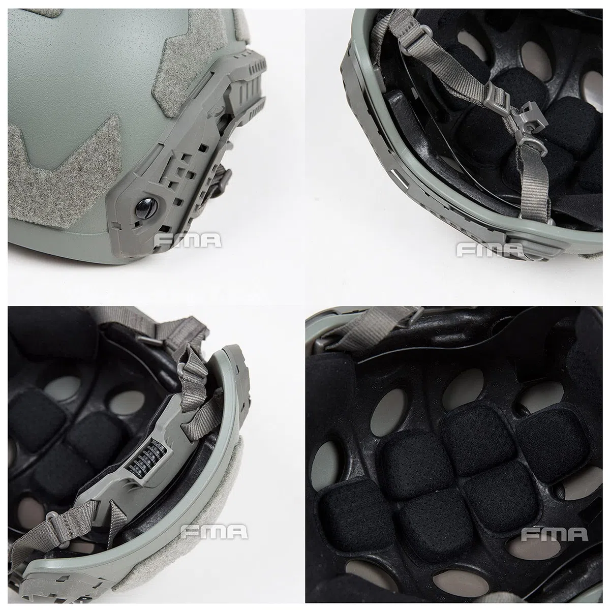 FMA Camouflage Tactical Paintball SF Super High Cut Casco TB1315A