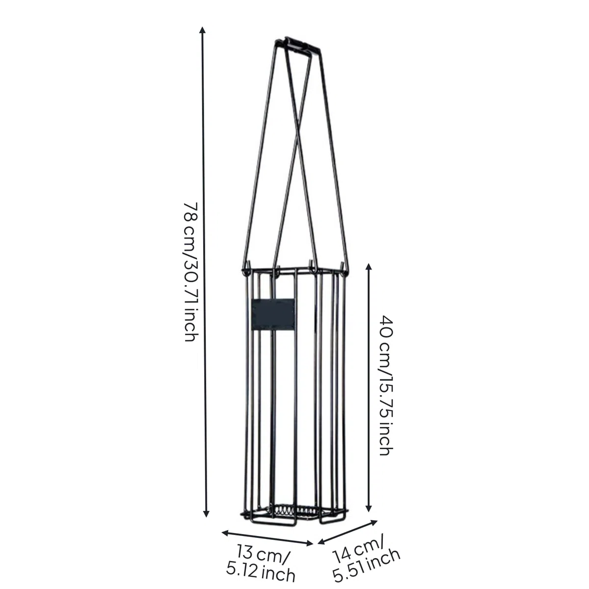 Amagogo Raccoglipalle da Tennis Cesto Raccoglitore Carrello Cesta Contenitore in Metallo con Manico Lungo Cestino a Griglia Capienza Multipla Uso Quotidiano Adatto per Allenamento in Scuole Casa