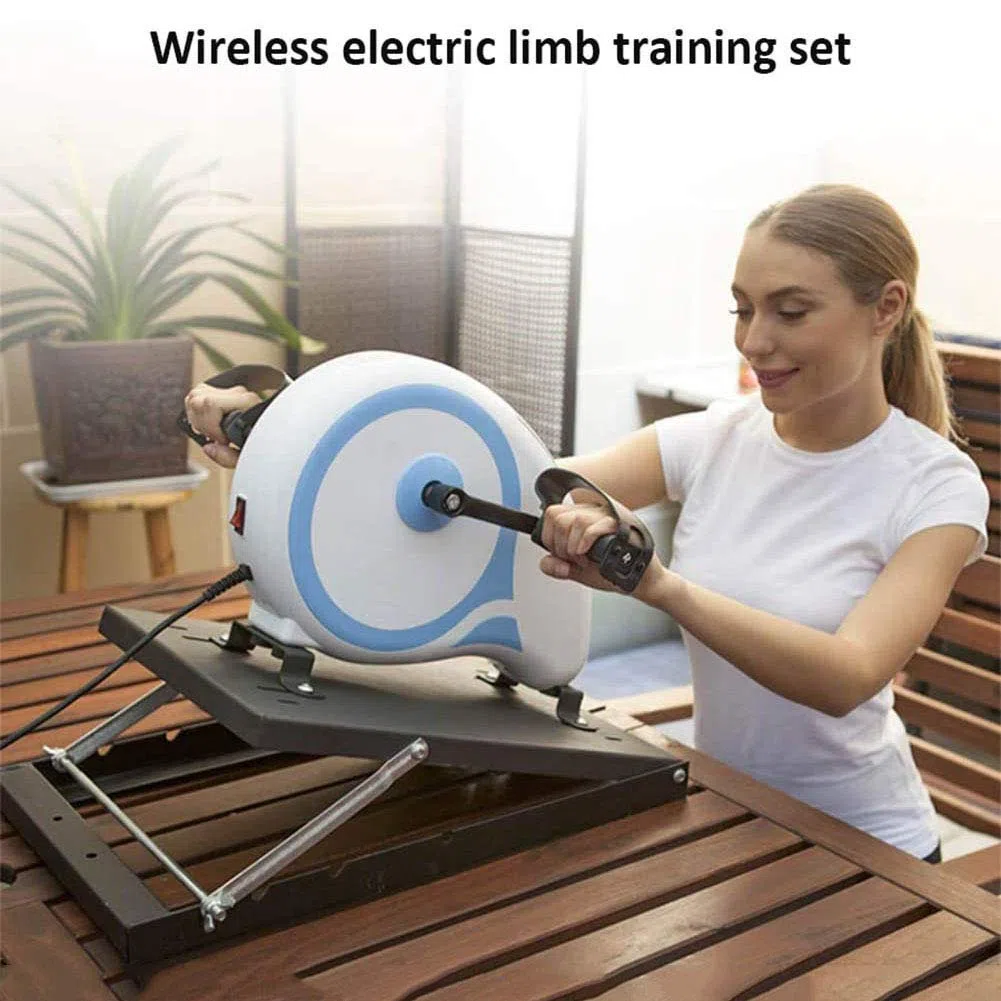 Tapis roulant Pieghevole Cyclette Pedaliera per Braccia e Gambe Dispositivo Elettrico per l'allenamento riabilitativo degli Arti Superiori e Inferiori