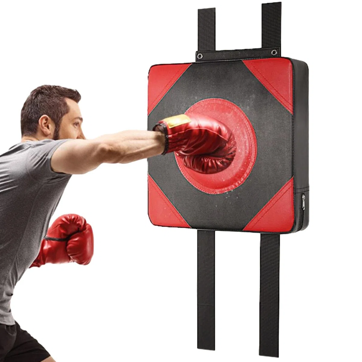 Campsie Sacco da Boxe - Tappetino e Bersaglio da Muro per Combattimento a Parete | Cuscinetto di Blocco D-ello Scudo Sportivo