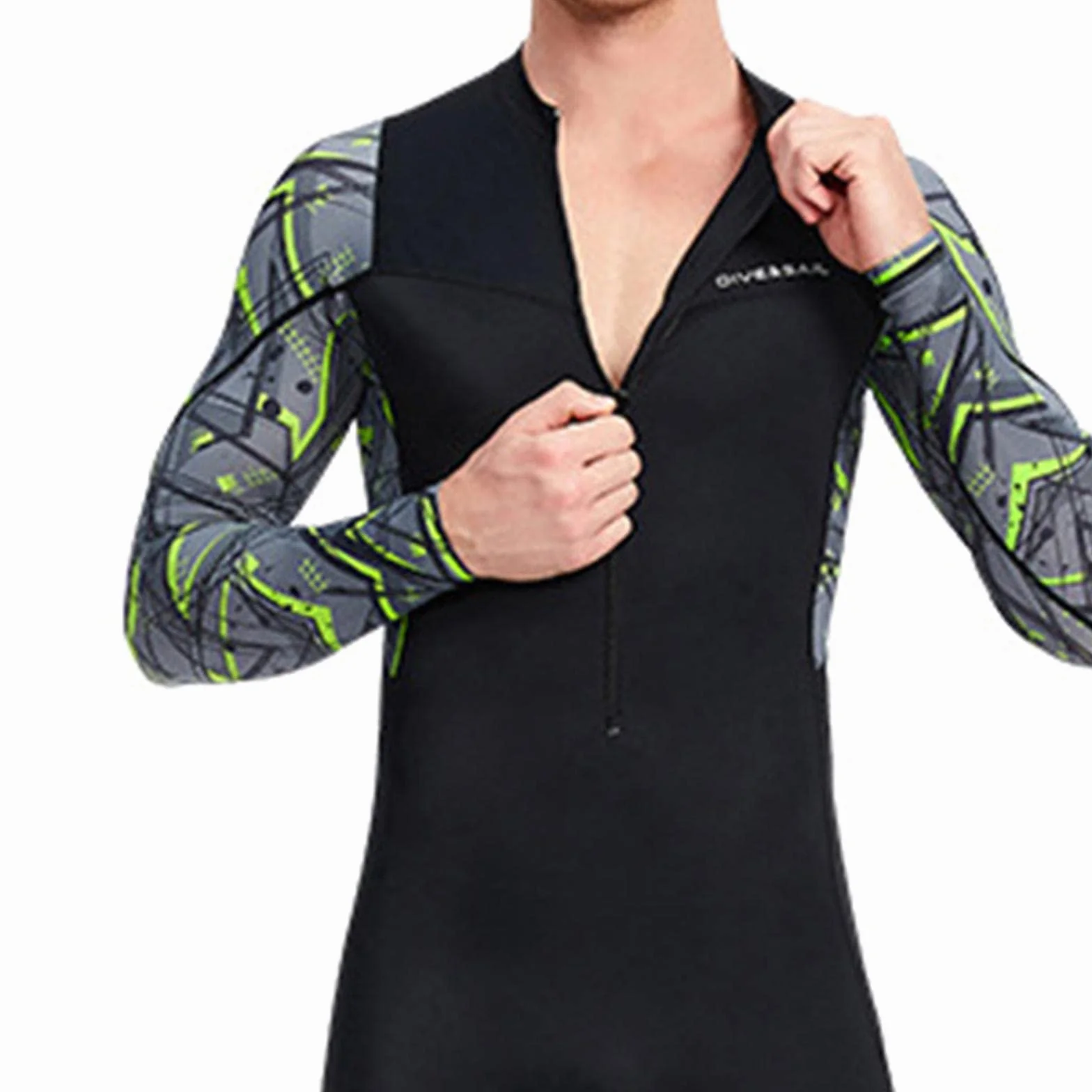 predolo Muta in Neoprene Da Uomo, Muta Da Sub Completa con Cerniera Frontale per Immersioni, Snorkeling, Surf, Nuoto