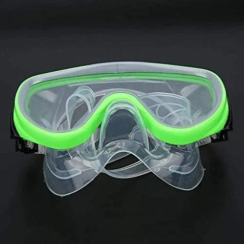 Occhiali da sub Maschere da sub Maschera da snorkeling Maschera da nuoto in silicone Vetro temperato Occhiali da nuoto Anti-appannamento Maschera da sub Attrezzatura da nuoto e snorkeling per adu