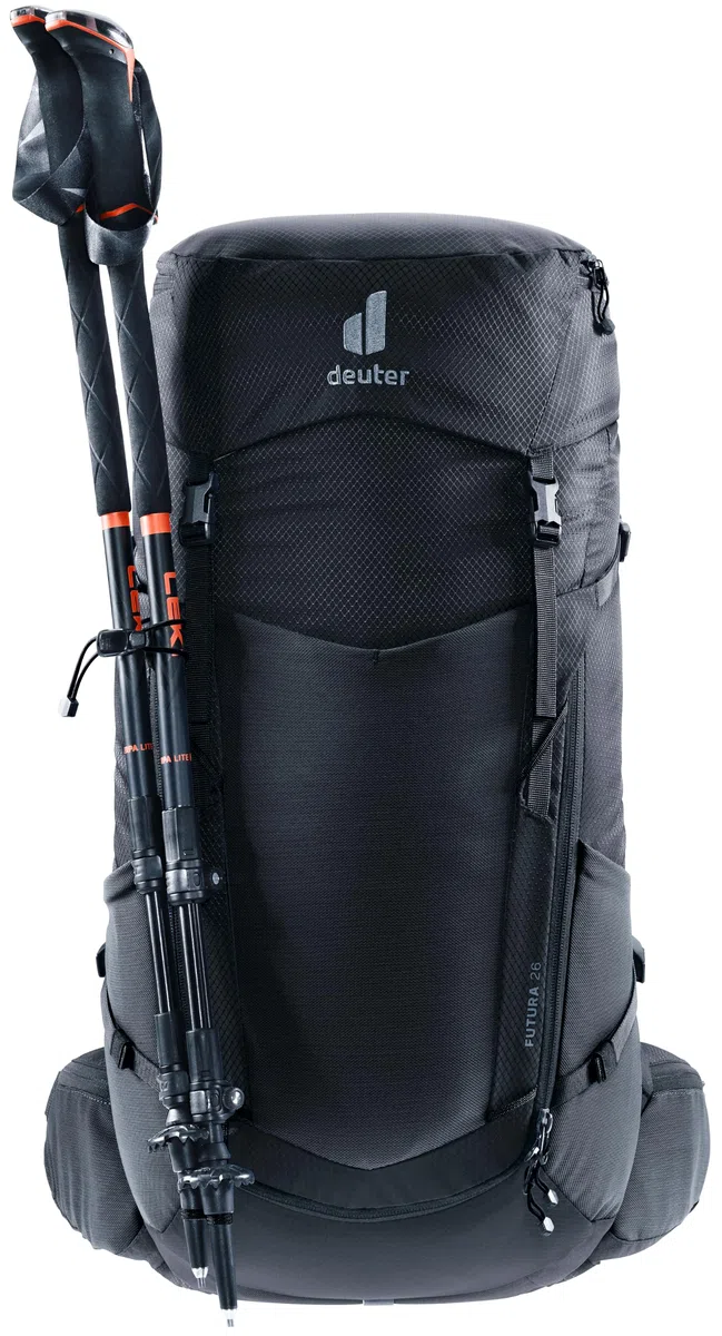 deuter Futura 26 Zaino da trekking con schienale in rete e copertura antipioggia